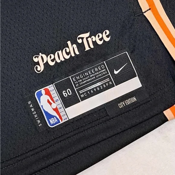 Nike Atlanta Hawks Authentic City Edition Swingman Jersey - Men's size 3XL (60) Jerseys